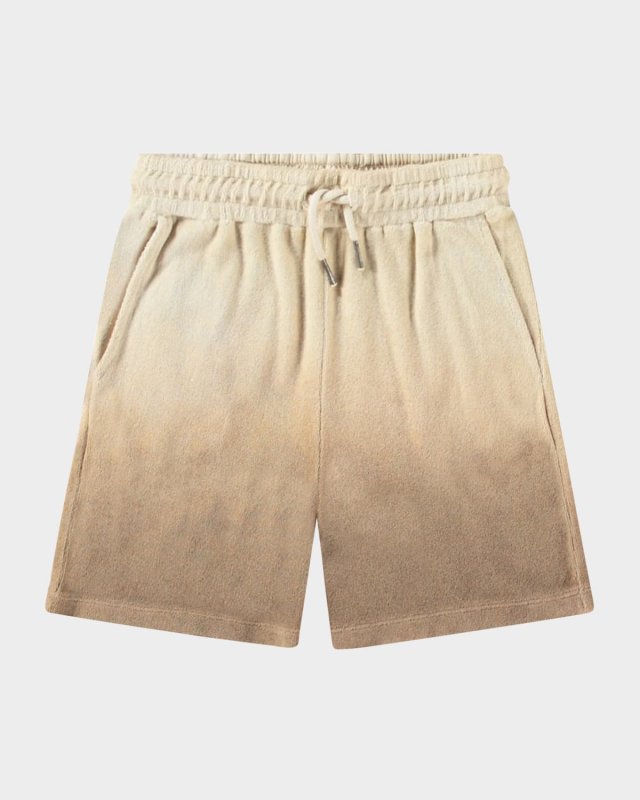 Boy's Abay Ombre Cotton Drawstring Shorts, Size 8-16